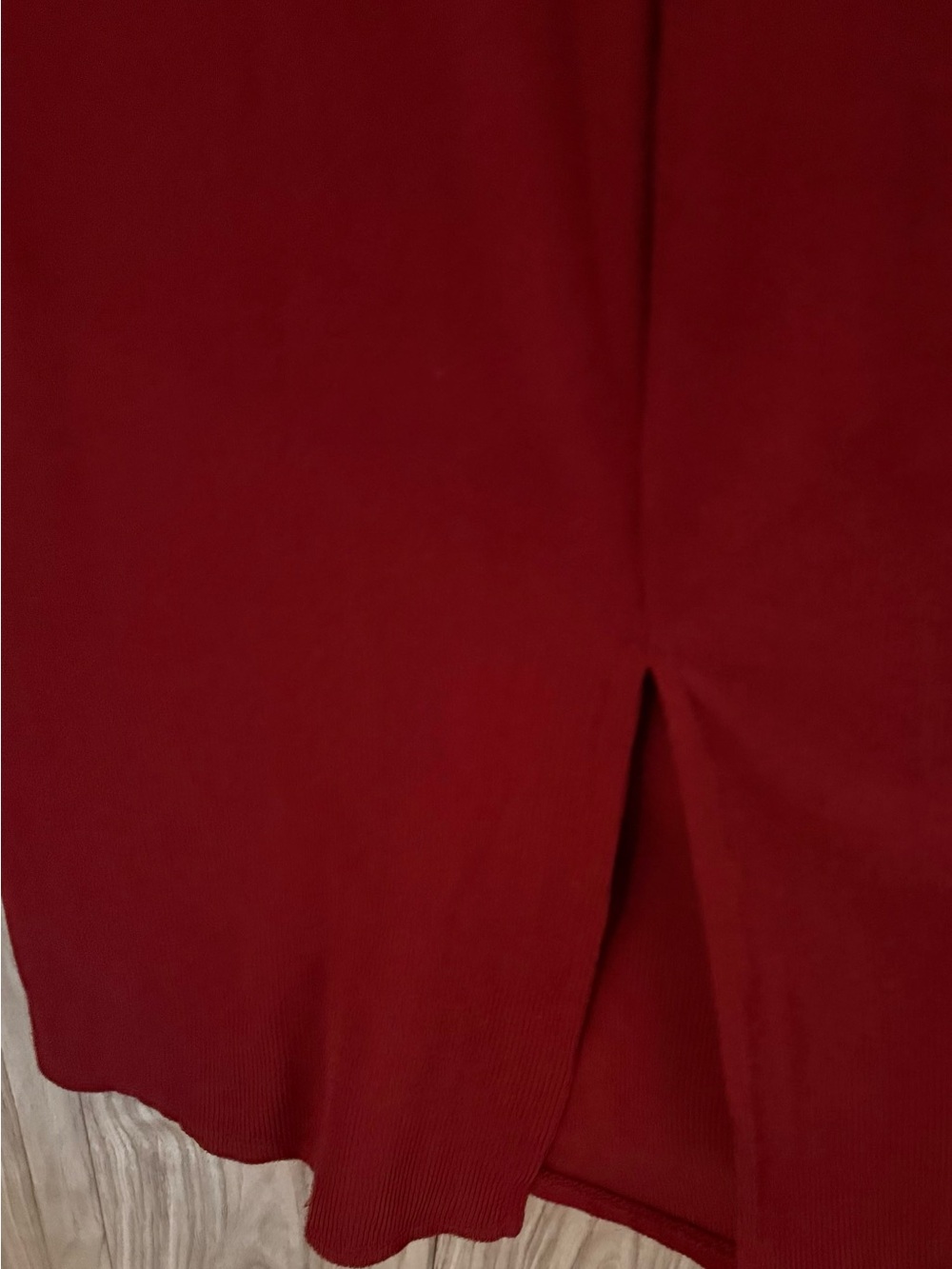 Women’s Spaghetti Strap Midi Dress - burgundy, XL - Picture 6 of 7